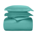 Cotton Blend 600 Thread Count Solid Duvet Cover Set