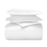 Cotton Blend 600 Thread Count Solid Duvet Cover Set