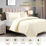 Cotton Blend 600 Thread Count Solid Duvet Cover Set