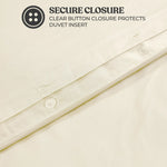 Cotton Blend 600 Thread Count Solid Duvet Cover Set