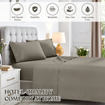 600 Thread Count Cotton Blend Bed Sheet Set Deep Pocket