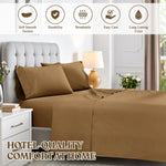 600 Thread Count Cotton Blend Bed Sheet Set Deep Pocket