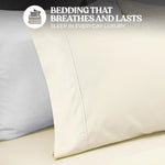 600 Thread Count Cotton Blend Bed Sheet Set Deep Pocket