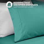 600 Thread Count Cotton Blend Bed Sheet Set Deep Pocket
