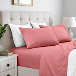 600 Thread Count Cotton Blend Bed Sheet Set Deep Pocket