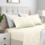 600 Thread Count Cotton Blend Bed Sheet Set Deep Pocket