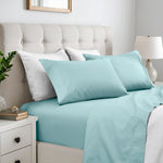 600 Thread Count Cotton Blend Bed Sheet Set Deep Pocket