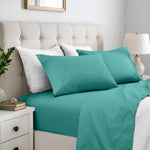 600 Thread Count Cotton Blend Bed Sheet Set Deep Pocket