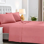600 Thread Count Cotton Blend Bed Sheet Set Deep Pocket