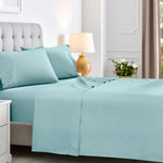 600 Thread Count Cotton Blend Bed Sheet Set Deep Pocket