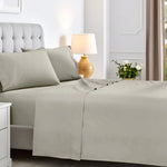 600 Thread Count Cotton Blend Bed Sheet Set Deep Pocket