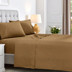 600 Thread Count Cotton Blend Bed Sheet Set Deep Pocket