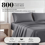 800 Thread Count Cotton Sheet Set Deep Pocket
