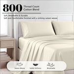 800 Thread Count Cotton Sheet Set Deep Pocket