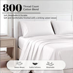 800 Thread Count Cotton Sheet Set Deep Pocket