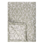 Superior Vineyard Cotton Blend Matelasse Weave Floral Scroll Coverlet