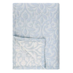 Superior Vineyard Cotton Blend Matelasse Weave Floral Scroll Coverlet