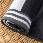 Cabana Stripe Oversized Cotton Beach Towel Sets