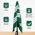 Striped Oversized Cabana Cotton Beach Towel Sets