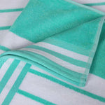 Striped Oversized Cabana Cotton Beach Towel Sets