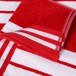 Striped Oversized Cabana Cotton Beach Towel Sets