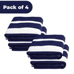 Superior Cabana Striped Cotton Chaise Lounge Chair Cover Set