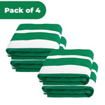 Superior Cabana Striped Cotton Chaise Lounge Chair Cover Set