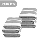 Superior Cabana Striped Cotton Chaise Lounge Chair Cover Set