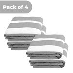 Superior Cabana Striped Cotton Chaise Lounge Chair Cover Set