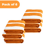 Superior Cabana Striped Cotton Chaise Lounge Chair Cover Set