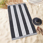Striped Oversized Cabana Cotton Beach Towel Sets