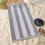 Striped Oversized Cabana Cotton Beach Towel Sets