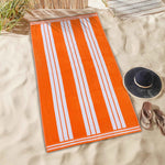 Striped Oversized Cabana Cotton Beach Towel Sets
