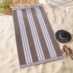 Striped Oversized Cabana Cotton Beach Towel Sets