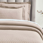 Lightweight Cotton Matelassé Bedspread Set Calvert Diamond Lattice Jacquard (3-Piece)