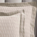 Lightweight Cotton Matelassé Bedspread Set Calvert Diamond Lattice Jacquard (3-Piece)