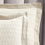 Lightweight Cotton Matelassé Bedspread Set Calvert Diamond Lattice Jacquard (3-Piece)