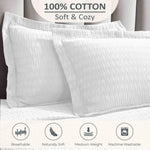 Lightweight Cotton Matelassé Bedspread Set Calvert Diamond Lattice Jacquard (3-Piece)
