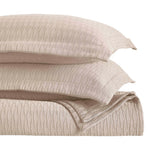Lightweight Cotton Matelassé Bedspread Set Calvert Diamond Lattice Jacquard (3-Piece)