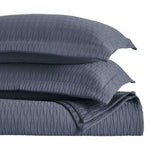 Lightweight Cotton Matelassé Bedspread Set Calvert Diamond Lattice Jacquard (3-Piece)