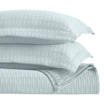 Lightweight Cotton Matelassé Bedspread Set Calvert Diamond Lattice Jacquard (3-Piece)