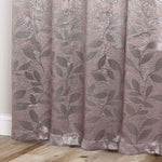 Blackout Curtains Leaves Pattern Room Darkening Grommet 2 Panels