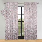 Leaves Room Darkening Back Tabs Blackout Curtain Panels, Set of 2