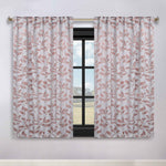 Leaves Room Darkening Back Tabs Blackout Curtain Panels, Set of 2