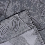 Leaves Room Darkening Washable Blackout Curtain Panels, Set of 2