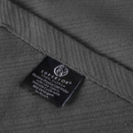 Superior Milan Cotton Textured Striped Lightweight Woven Blanket