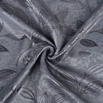 Leaves Room Darkening Washable Blackout Curtain Panels, Set of 2