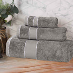 3-Piece Egyptian Giza Cotton Plush Towel Set