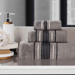 Superior Sadie Zero Twist Cotton Absorbent Solid 3 Piece Towel Set