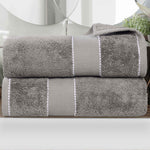 Superior Niles Egyptian Giza Cotton Dobby Plush Bath Sheet Set of 2